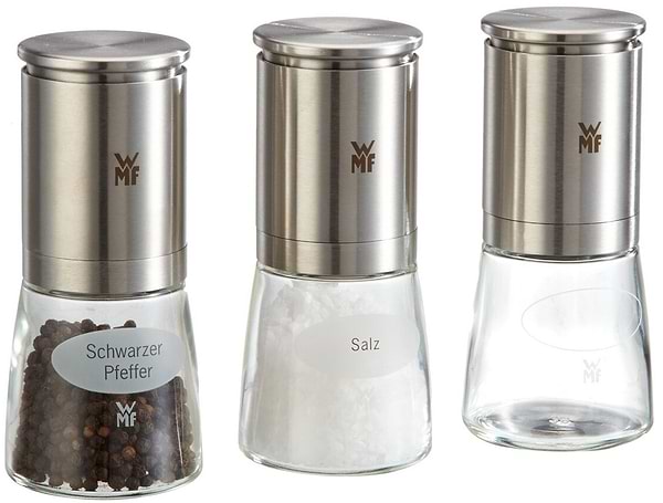 Фото - Набір ємностей для спецій і приправ WMF 667949990 DE LUXE 3 пр.