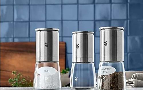 Фото - Набір ємностей для спецій і приправ WMF 667949990 DE LUXE 3 пр.