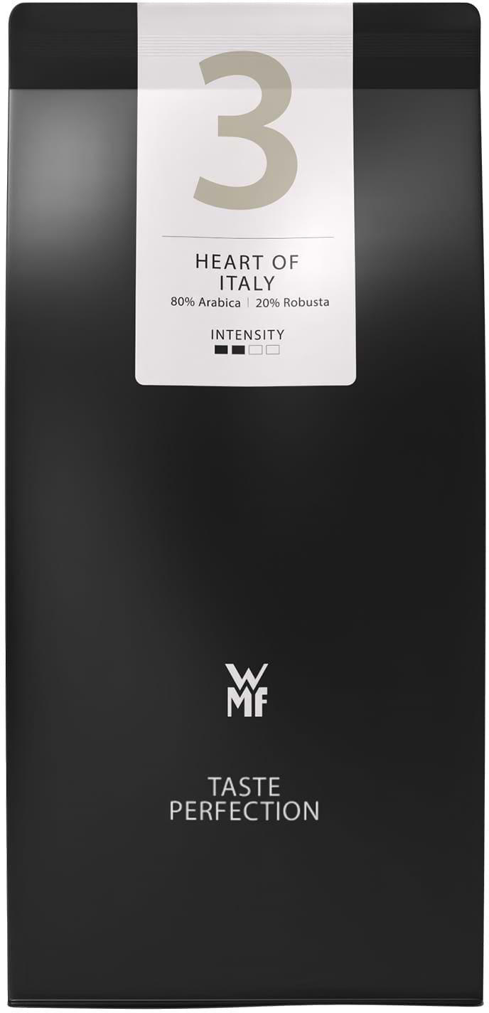Кофе в зернах WMF обжаренный с кофеином Heart of Italy 500 г