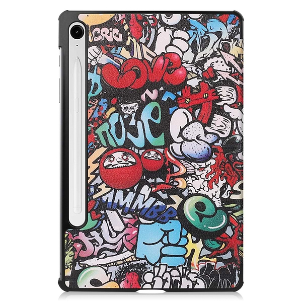 Фото - Чохол для планшета BeCover Smart Case for Samsung Galaxy Tab S9 (SM-X710/SM-X716)/S9 FE (SM-X510/SM-X516B) 11.0'' Graffiti (710417)