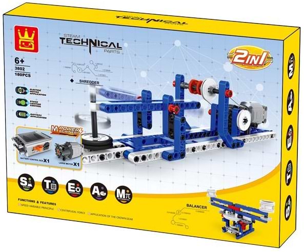 Пластиковий конструктор Wange Подрібнювач, балансир (3802)