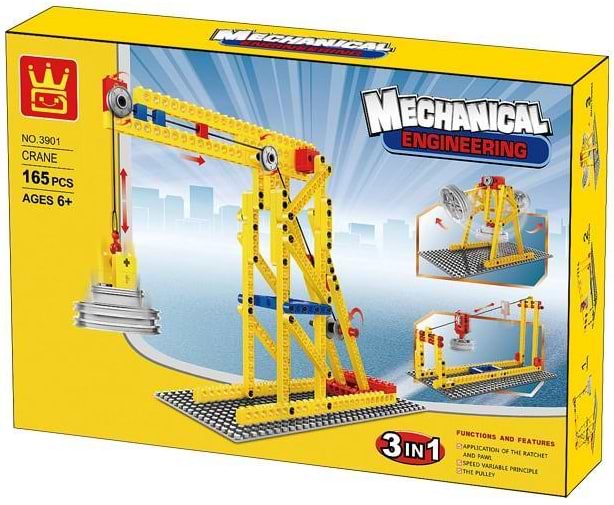 Пластиковий конструктор Wange Силовий кран (3901)