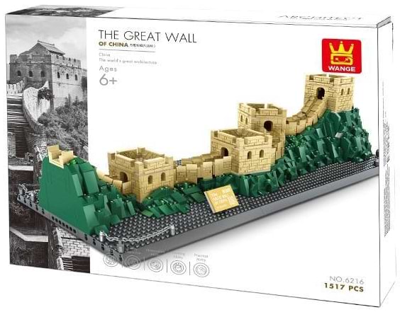 Пластиковий конструктор Wange Велика китайська стіна (6216)
