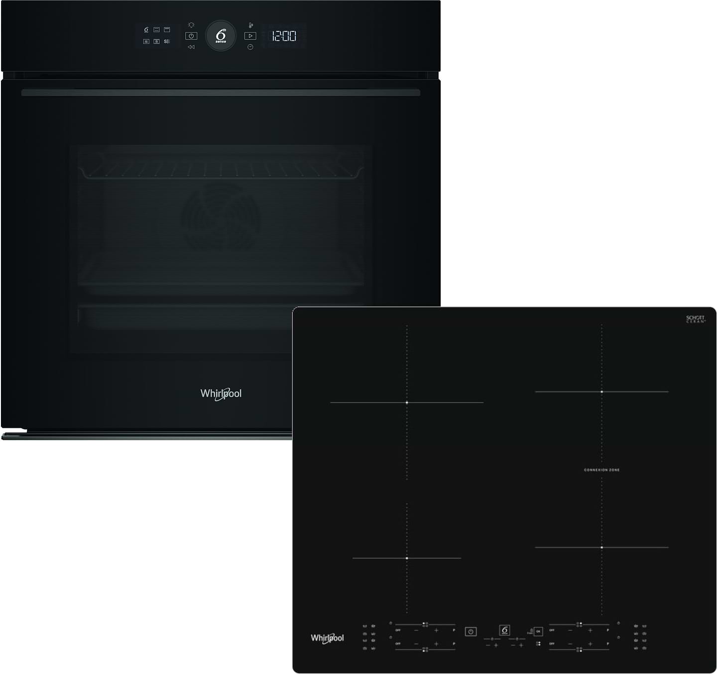 Комплект техніки Whirlpool Духова шафа + Варильна поверхня Whirlpool WOI5S8CM1SBA + WB B8360 NE - Фото 1