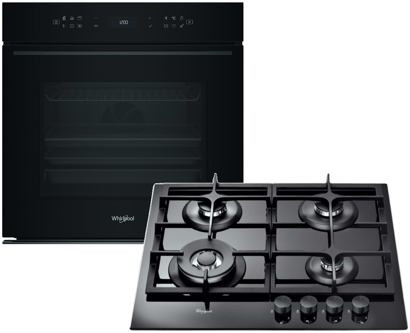 Комплект техніки Whirlpool Духова шафа + Варильна поверхня Whirlpool WOI78PT1SBA + GOA 6425/NB1 - Фото 1