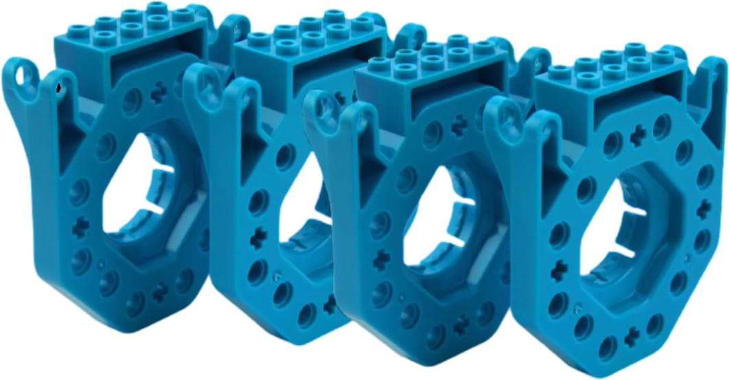 Набір для моделювання техніки Wonder Workshop Building Brick Connectors (1-BB01-01) - Фото 1