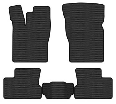 EVA коврики в салон авто EVAtech для Nexia Daewoo 1995-2016 1 поколение Htb EU DO31064C5RBB