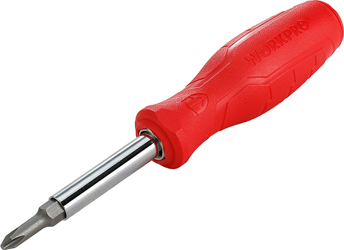Отвертка со сменными битами WORKPRO 6 в 1 CR-V.WP221066 DYI (WP221066)