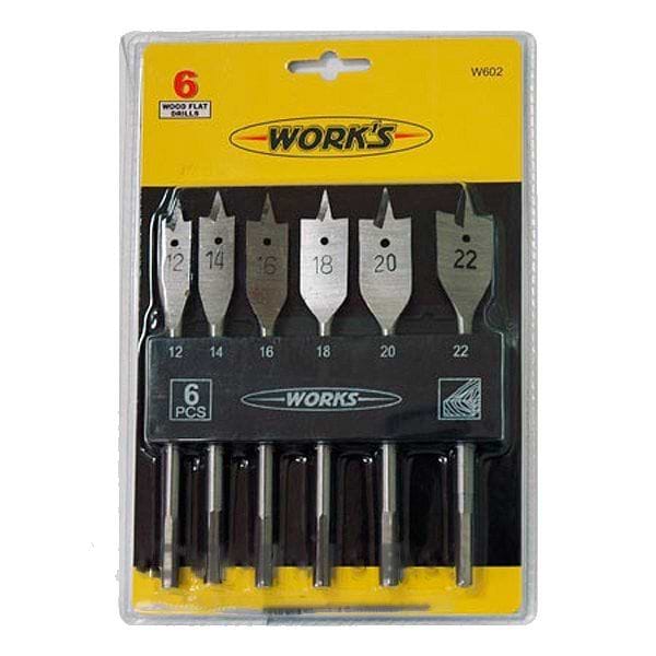 Набор сверл Works 6 шт. (W602)