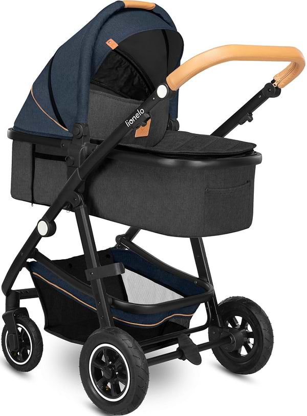 Фото - Коляска універсальна 2 в 1 Lionelo Amder Blue Navy