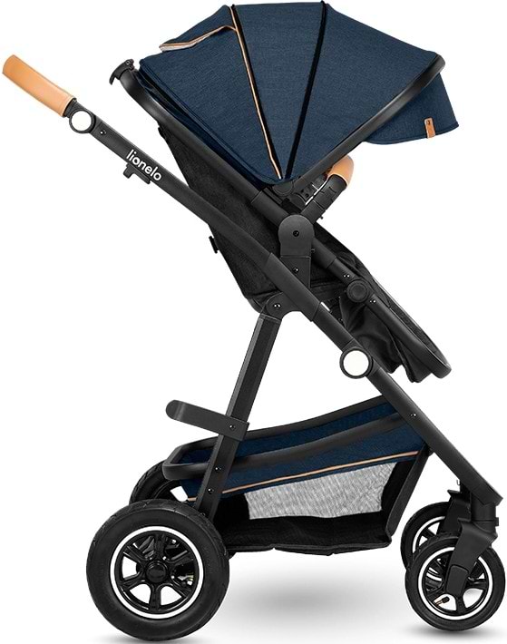 Фото - Коляска універсальна 2 в 1 Lionelo Amder Blue Navy