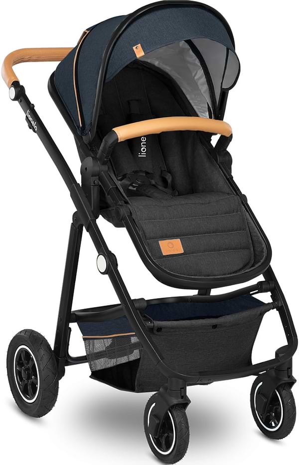 Фото - Коляска універсальна 2 в 1 Lionelo Amder Blue Navy