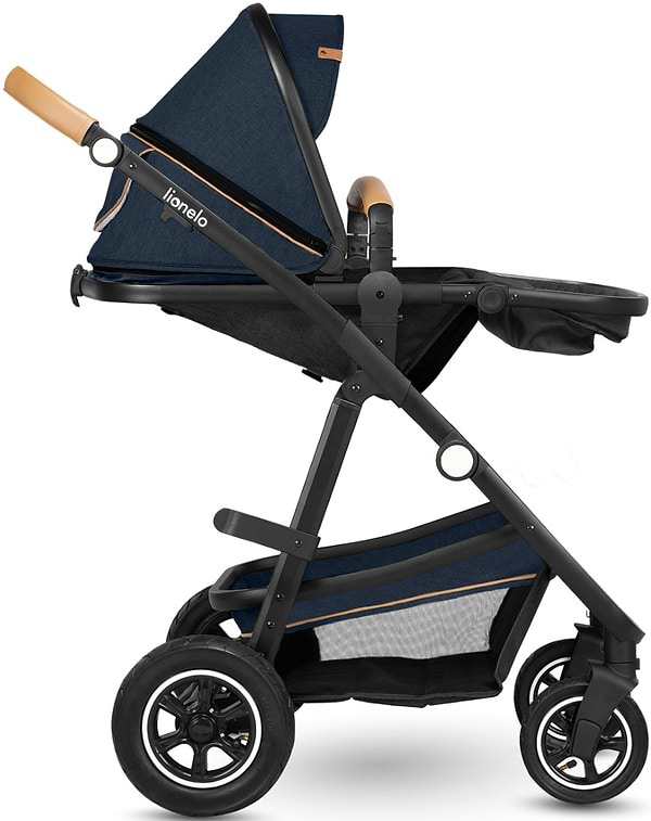 Фото - Коляска універсальна 2 в 1 Lionelo Amder Blue Navy