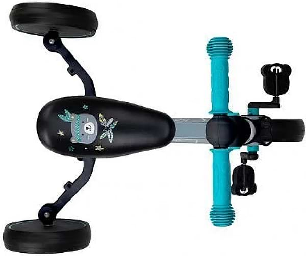 Фото - Біговел MoMi LORIS 4 в 1 Grey-Turquoise