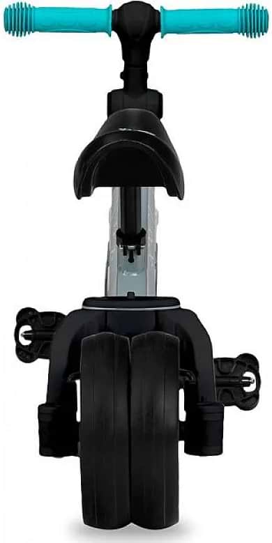 Фото - Біговел MoMi LORIS 4 в 1 Grey-Turquoise