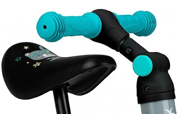 Фото - Біговел MoMi LORIS 4 в 1 Grey-Turquoise