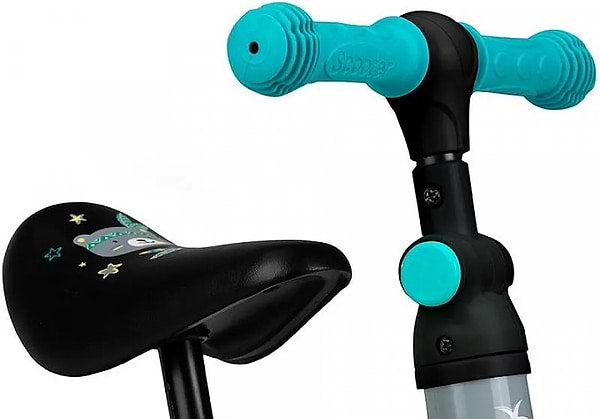 Фото - Біговел MoMi LORIS 4 в 1 Grey-Turquoise