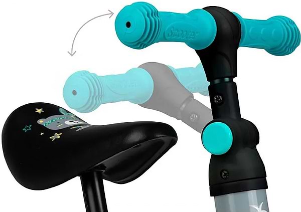 Фото - Біговел MoMi LORIS 4 в 1 Grey-Turquoise