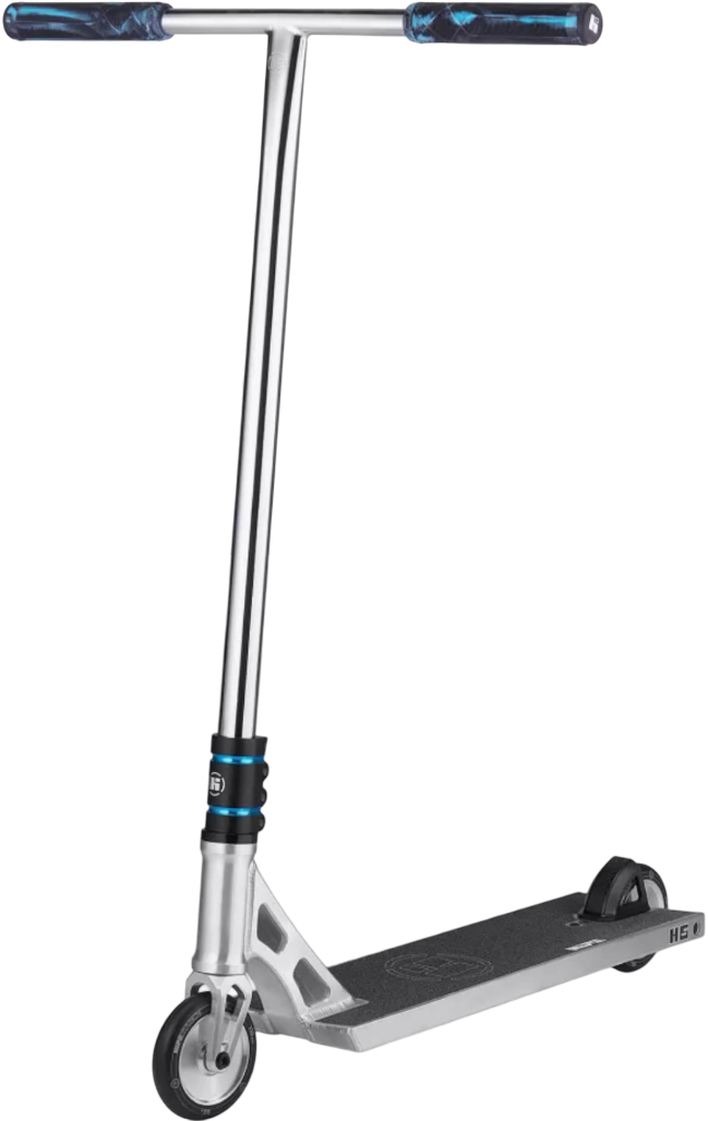 Трюковий самокат Hipe H6 Silver/Blue (410609)