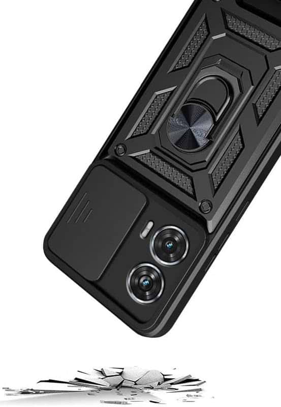 Фото - Чохол для смартфону BeCover Military for Motorola Moto G85 Black (712163)