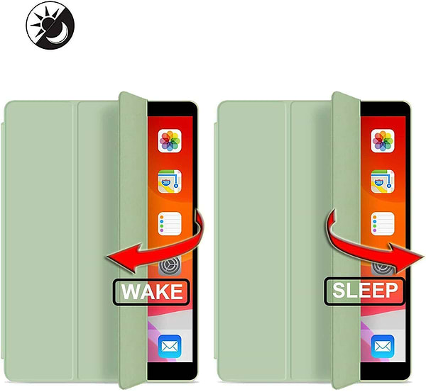 Фото - Чехол для планшета BeCover Tri Fold Soft TPU с креплением Apple Pencil for Apple iPad 10.2 2019/2020/2021 Light Green (708458)