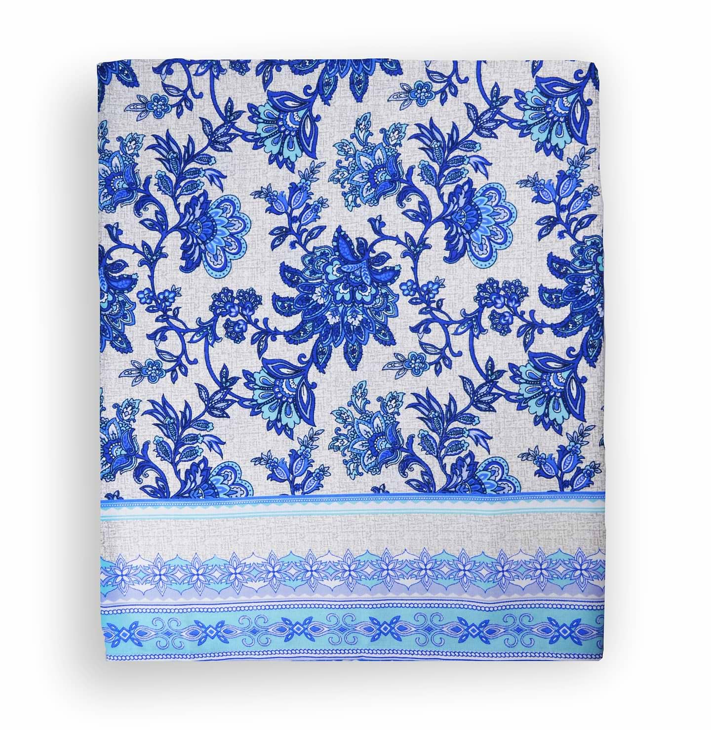 Скатерть прямоугольная Home Line Рогожка голубый 150х180 (129071)