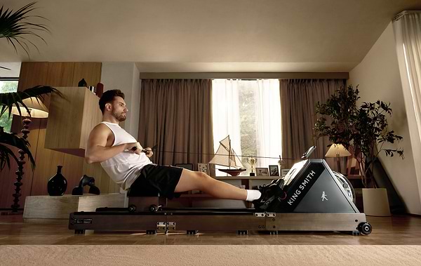 Фото - Гребний тренажер KingSmith Водний із системою потрійного складання WR20 (RMWR20F) Walnut Wood