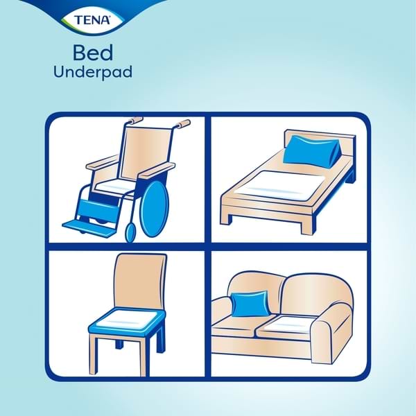 Фото - Одноразовая пеленка Tena Bed Plus 60х90см, 5 шт.