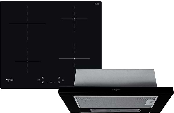 Фото - Комплект техніки Whirlpool Варильна поверхня + Витяжка вбудована Whirlpool WSQ4860NE + AKR750GK