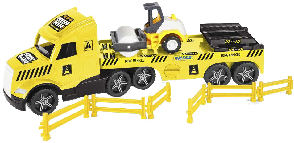 Наземная спецтехника Wader Magic Truck Technic с катком (36451)