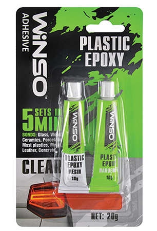 Клей для авто Winso епоксидний прозорий 20g (300400)