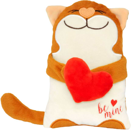 Подушка декоративна дитяча Tigres Котик  Be mine (ПД-0350) - Фото 1