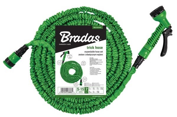 Набір для поливу BRADAS TRICK HOSE 7-22 м Зелений (WTH0722GR-T-L)