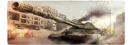 Фото - Килимок для миші ігровий Voltronic World of Tanks-58 (WTPCT58)