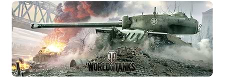 Фото - Килимок для миші ігровий Voltronic World of Tanks-80 (WTPCT80)