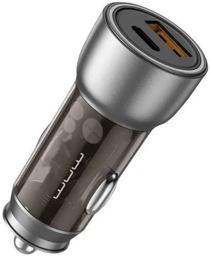 Автомобильное зарядное устройство WUW C185 PD20W+QC3.0 black (6972573335466)