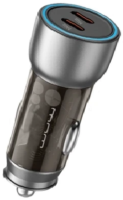 Автомобильное зарядное устройство WUW C200 PD 20W +PD 20W black (6972573336807)