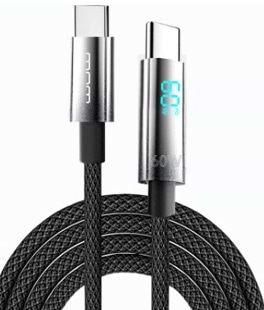 Кабель WUW Type-C to Type-C PD60W 1m Black (WUW-X214)