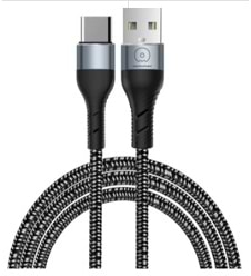 Кабель WUW USB Type-C 2,4А Black (X213)