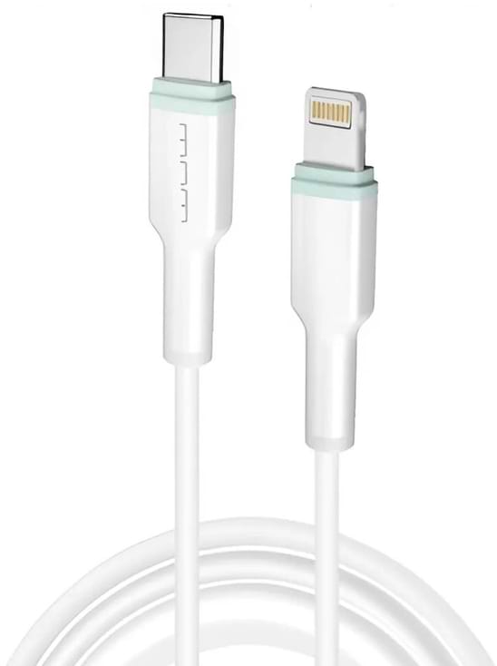 Кабель WUW X206 Type-C to Lightning PD20W 1m white (WUW-X206TL)