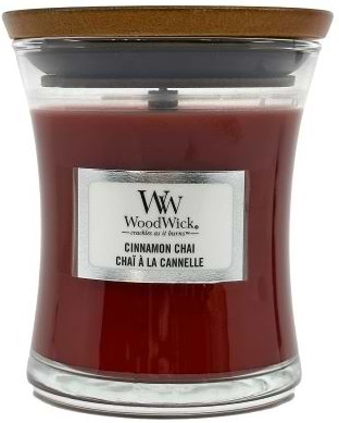 Свічка скло Woodwick Mini Cinnamon Chai (Чай з корицею) 85г (98104E) - Фото 1