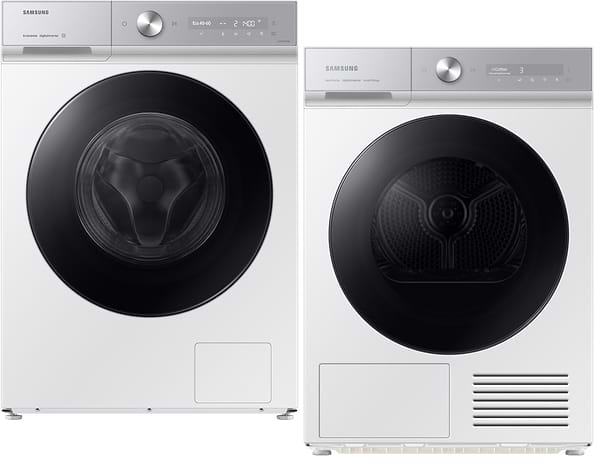 Фото - Комплект техники Samsung Стиральная машина с фронтальной загрузкой + Сушильная машина Samsung WW11FB8B95GHUA + DV90BB9440GHUA