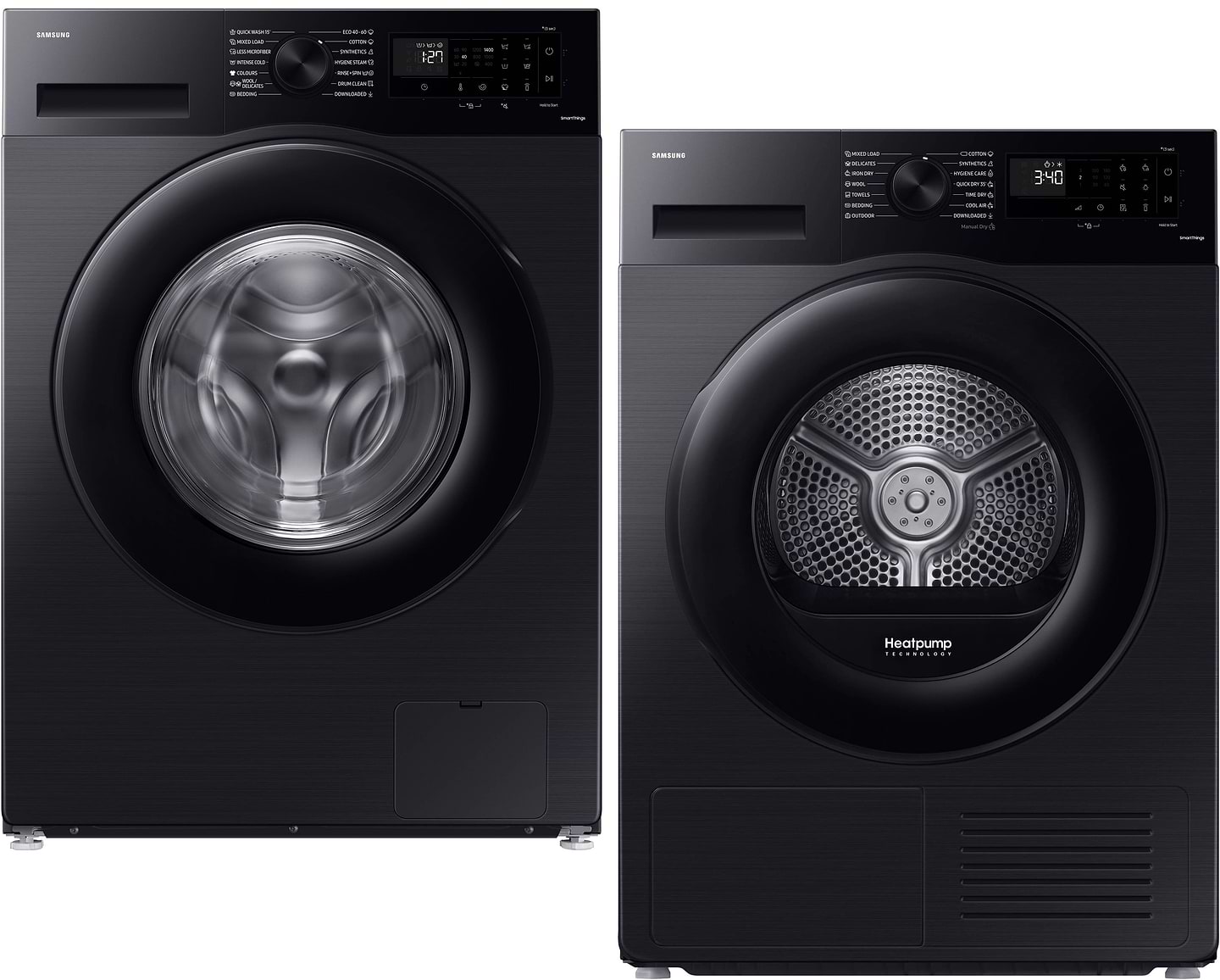Купити Комплект техніки Samsung Пральна машина з фронтальним завантаженням + Сушильна машина Samsung WW90CGC0EDABLE + DV90CGC2A0ABUA - Фото 1 Комплект техніки Samsung Пральна машина з фронтальним завантаженням + Сушильна машина Samsung WW90CGC0EDABLE + DV90CGC2A0ABUA - Фото 1
