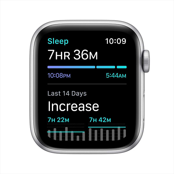 Фото - Смарт-годинник Apple Watch SE 44mm Silver Aluminium Case with White Sport Band