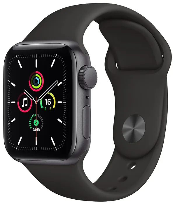 Фото - Смарт-годинник Apple Watch SE 40mm Space Gray Aluminium Case with Black Sport Band