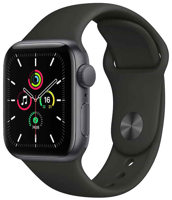 Фото - Смарт-годинник Apple Watch SE 44mm Space Gray Aluminium Case with Black Sport Band