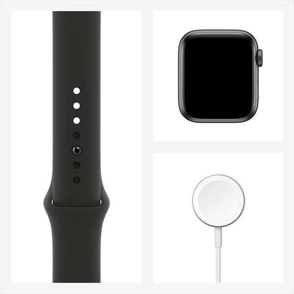 Фото - Смарт-годинник Apple Watch SE 40mm Space Gray Aluminium Case with Black Sport Band