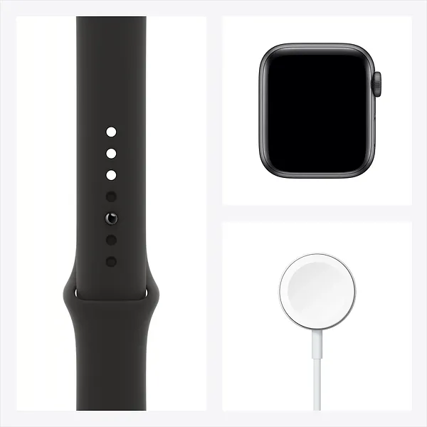 Фото - Смарт-годинник Apple Watch SE 44mm Space Gray Aluminium Case with Black Sport Band