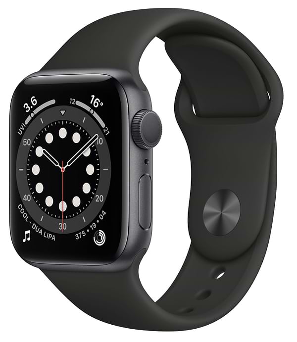 Фото - Смарт-годинник Apple Watch Series 6 40mm Space Gray Aluminium Case with Black Sport Band