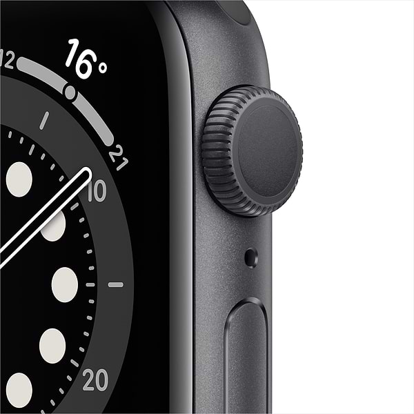 Фото - Смарт-годинник Apple Watch Series 6 44mm Space Gray Aluminium Case with Black Sport Band